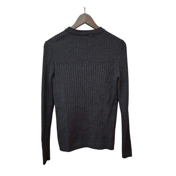 Callidae Gray Ribbed Sweater_2 - Picture 2 of 6